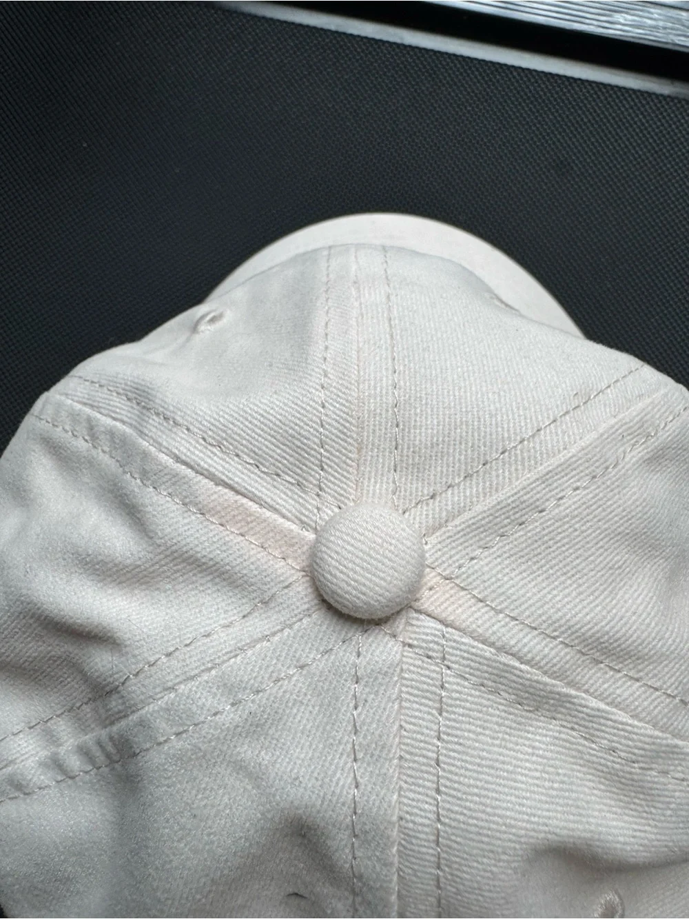 P.E NATION Beige Cotton Baseball Cap with Logo